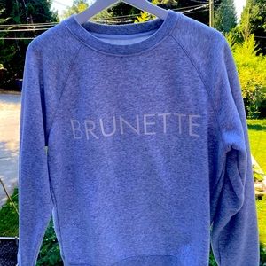 BTL Grey Brunette Sweatshirt in M/L
